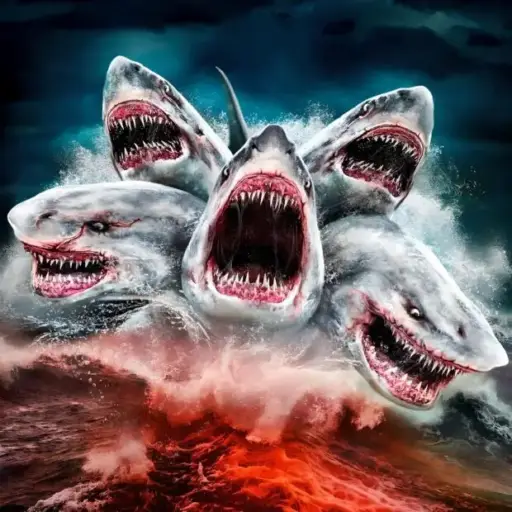 Multi-Headed Shark