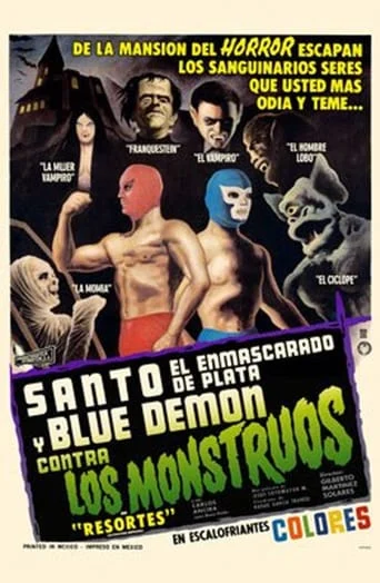 Santo el Enmascarado de Plata y Blue Demon Contra los Monstruos